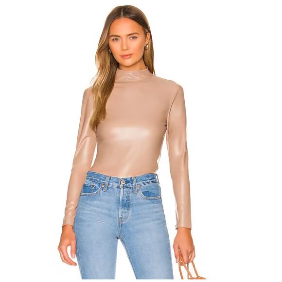 Steve Madden (BB Dakota line) Never Too Latex Top - Picture 7 of 7